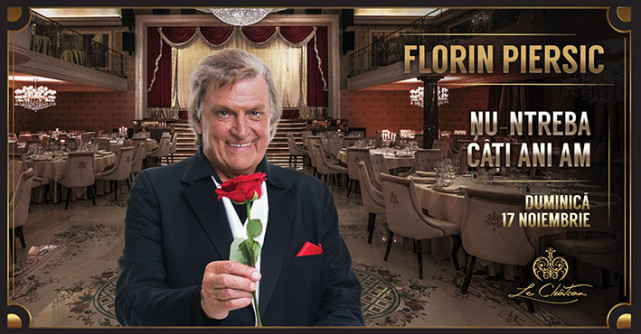 Doua spectacole extraordinare, în PREMIERĂ pentru publicul din București:  Florin Piersic și Ozana Barabancea la Le Chatea