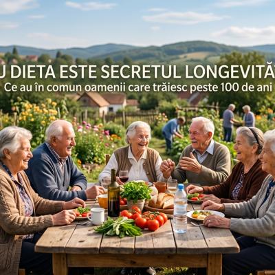 Nu dieta este secretul longevității. Ce au în comun oamenii care trăiesc peste 100 de ani