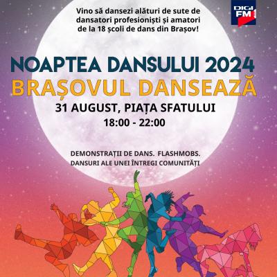 “Noaptea Dansului: Brașovul Dansează” și uneste oamenii în cea mai mare horă din Piața Sfatului