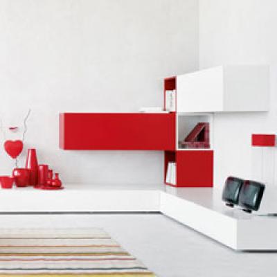 Modele de livinguri colorate