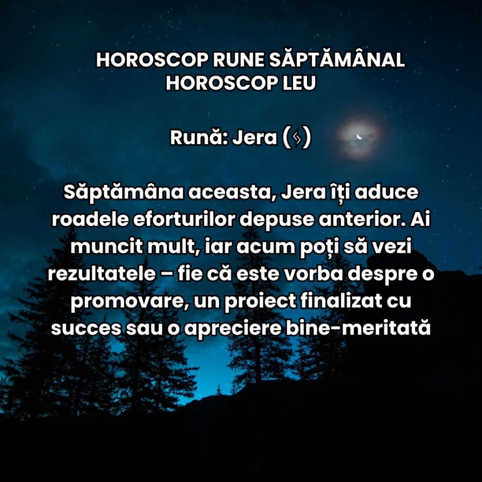 Horoscop Rune săptămâna 25 noiembrie – 1 decembrie 2024: Cum începi ultima lună a anului?