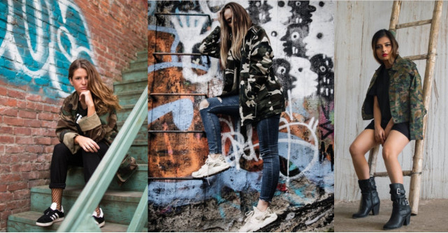 5 moduri în care să porți imprimeul camuflaj cu stil