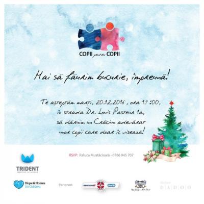 #WhatDoesChristmasMeanToYou? Ajuta si tu un copil aflat in dificultate!