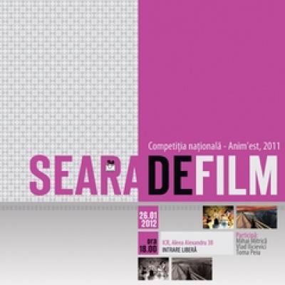 Seara de film Anim'est la Institutul Cultural Roman
