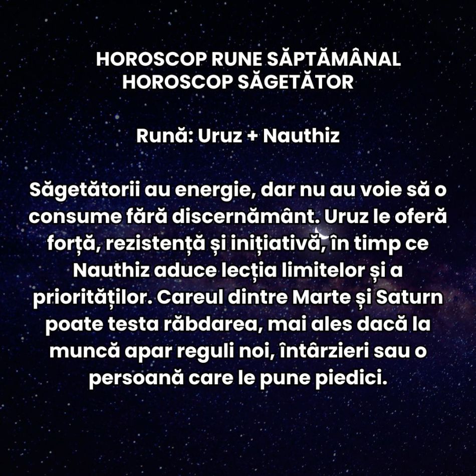 Horoscop Rune săptămâna 31 august-6 septembrie: Răbdarea ne este pusă la grea încercare! Efectele eclipsei încă se simt puternic