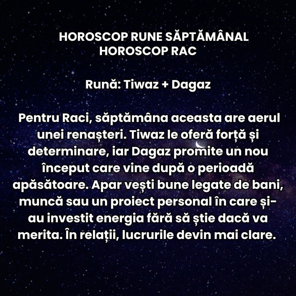 Horoscop Rune săptămâna 11-17  mai 2026: Ce plantăm acum ne poate schimba destinul în vară! Schimbăm ritmul vieții!