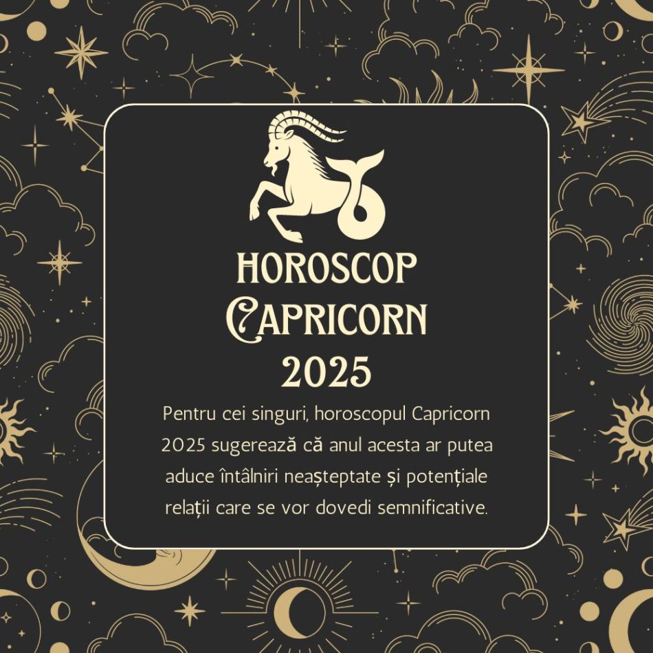 Horoscop Capricorn 2025: Muncă multă, dar rezultate peste așteptări cu schimbări pe toate planurile vieții