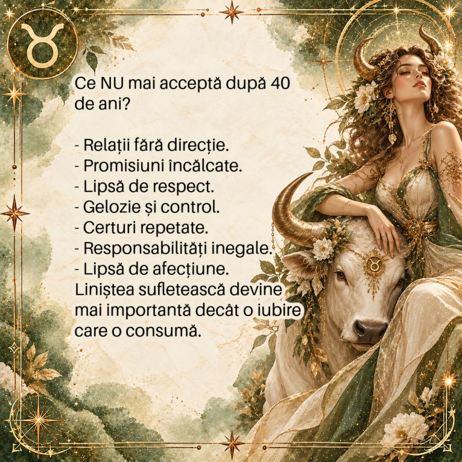 Femeia Taur după 40 de ani: cum iubește și ce nu mai acceptă într-o relație