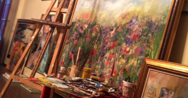 Prospetime, cel mai mare tablou al pictorului Bogdan Mihai Radu