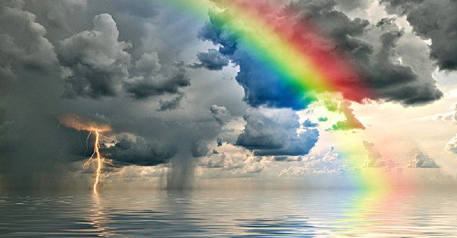 Cum să vezi curcubeul când sufletul ți-e înconjurat de întuneric și de furtuni