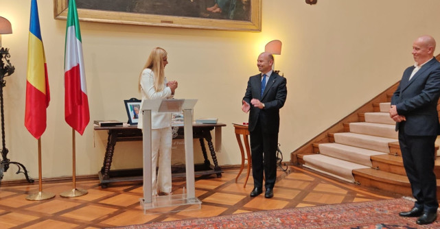 Actrița Kristina Cepraga a primit titlul de Cavaler al Ordinului Stelei Italiei!