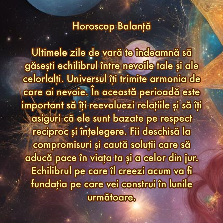 Ce mesaj are Universul pentru tine pentru ultimele zile de vară în funcție de zodia în care te-ai născut