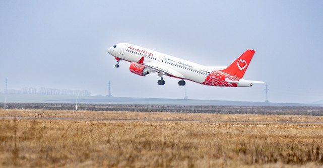 Românii vor călători din nou la business class spre Londra cu o companie aeriană românească 