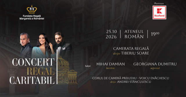 Concertul Regal Caritabil la Ateneul Român: o seară de gală pentru susținerea noii generații de artiști talentați