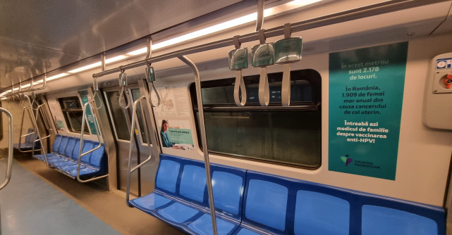 Metroul bucureștean scurtează drumul spre prevenția cancerelor asociate infecției cu HPV
