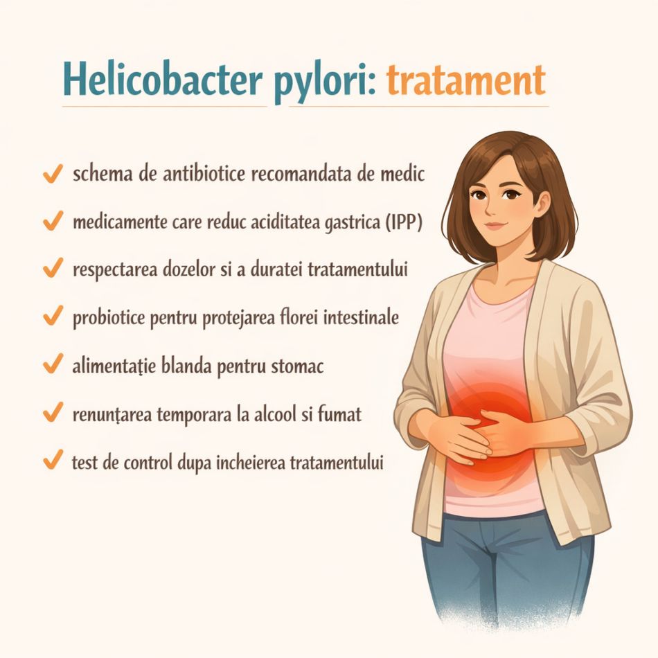 Arsuri la stomac, balonare, greață? Ai putea avea, fără să știi, infecție cu Helicobacter pylori