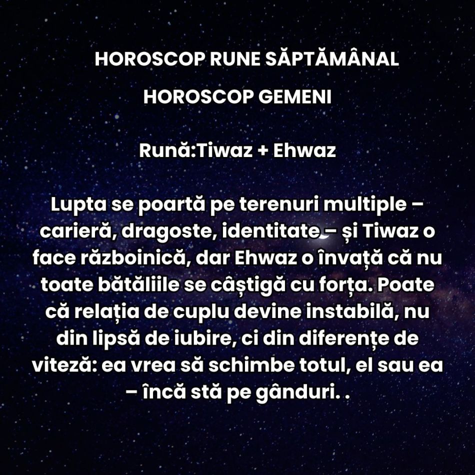 Horoscop Rune săptămâna 30 iunie-6 iulie 2025: Energia imprevizibilă explodează! Trăim revelații și întâlniri fulgerătoare