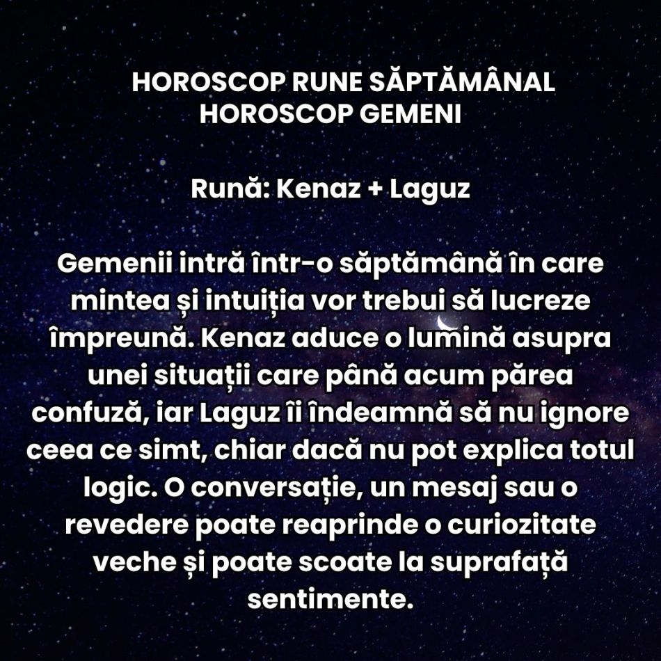 Horoscop Rune săptămâna 21-27 septembrie: Decizii pripite și răni vechi redeschise. Frustrările pot scăpa de sub control