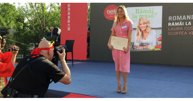 Laura Cosoi a adus in Romania premiul Gourmand!
