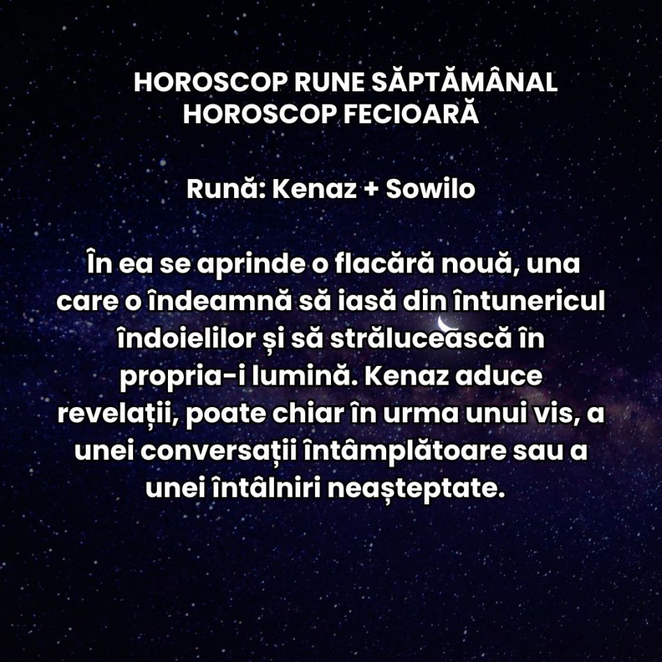 Horoscop Rune săptămâna 2-8 iunie 2025: Universul ne invită să ne lăsăm purtați de curenții invizibili ai destinului