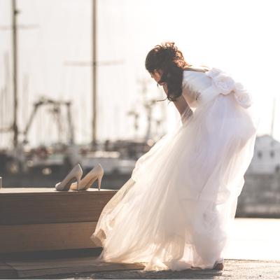 Pantofi de mireasă pentru picioare fericite