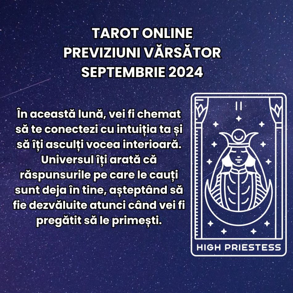 Tarot online: Previziunile Universului în luna septembrie pentru zodia ta