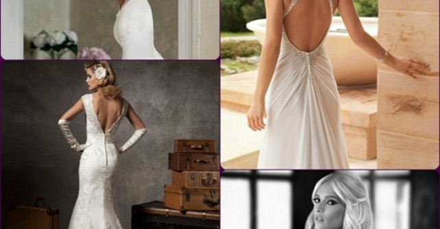 Rochii de mireasa cu spatele gol