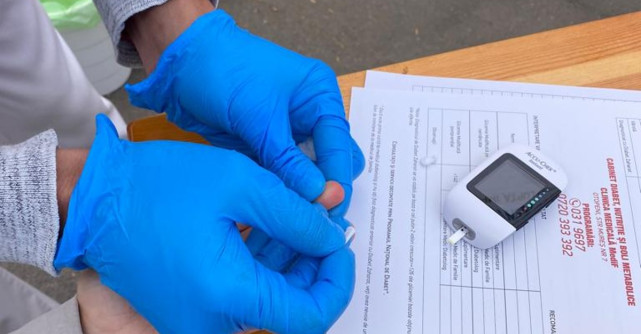 Campanie gratuită pentru depistarea precoce a Diabetului Zaharat și evaluare a riscului de apariție a bolilor cardio-vasculare i