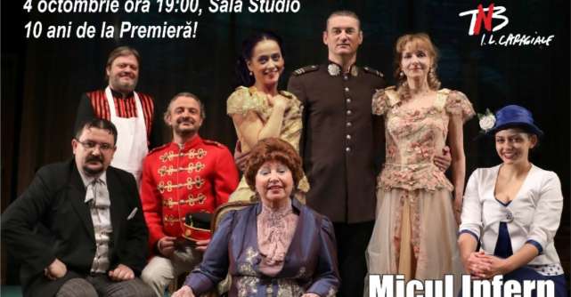 MICUL INFERN de Mircea Ştefănescu se joacă de 10 ani cu mare succes pe scenele TNB!