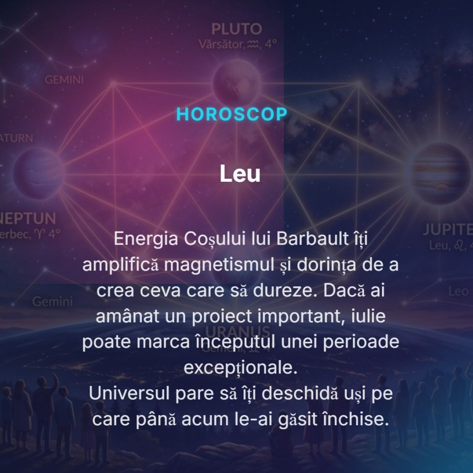 19-21 iulie: Cea mai rară și armonioasă configurație astrologică din acest MILENIU. Cum se schimbă destinul zodiei tale?