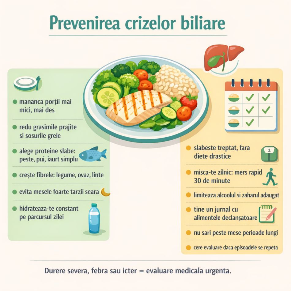 Criza biliară: cum o recunoști rapid, cât durează și când devine o urgență 