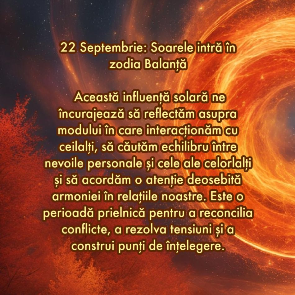 22 Septembrie, zi magică în Cosmos: 3 Evenimente majore ne aduc ce ne dorim de atât de mult timp