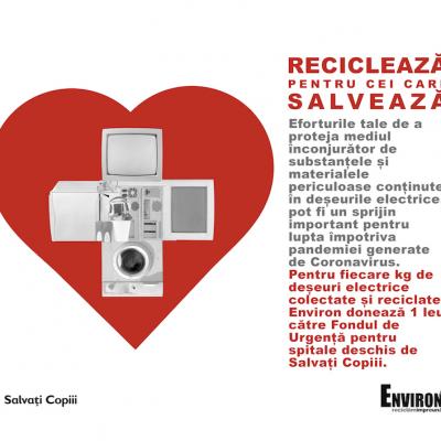 Contribuie la salvarea de vieți omenești în timp ce protejezi mediul înconjurător!