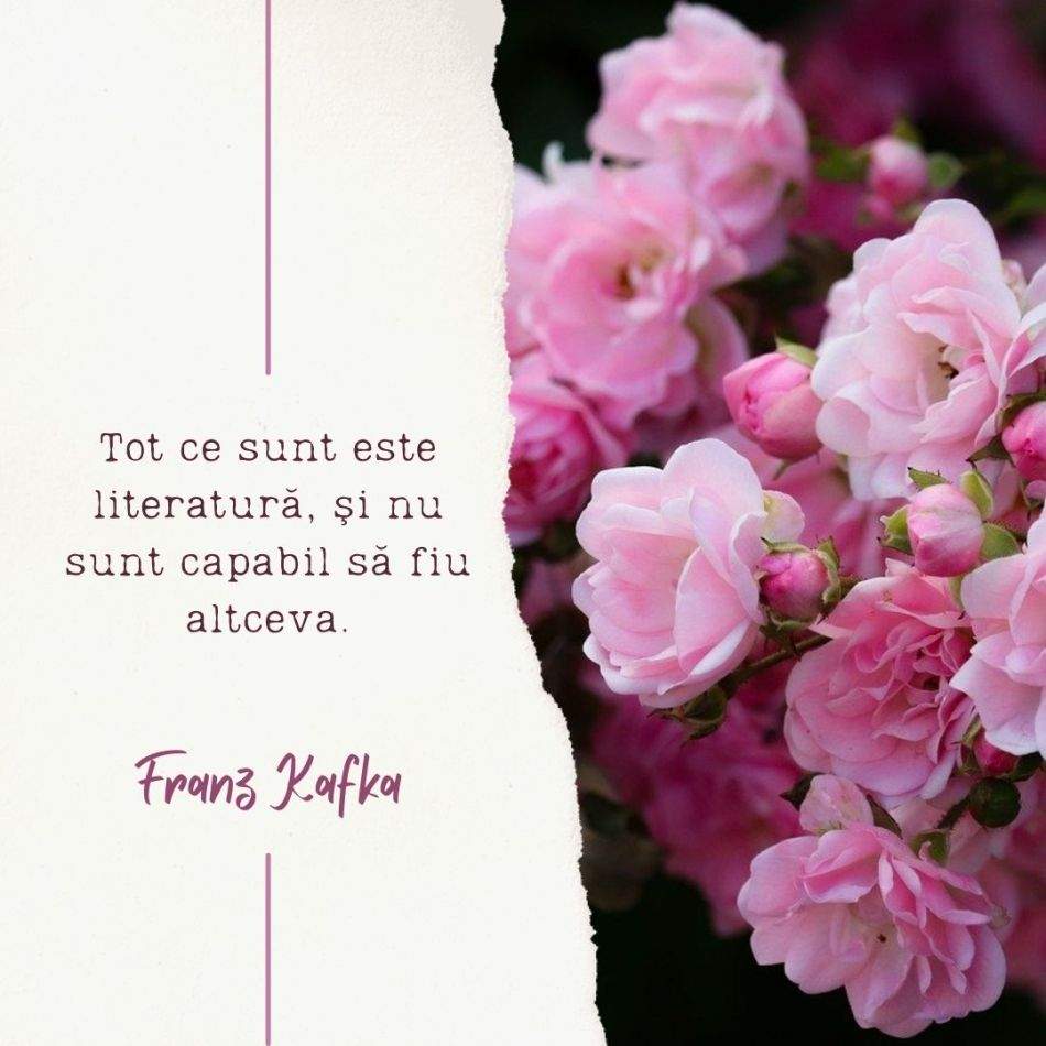 40 de citate și cugetări ale lui Franz Kafka: Mi-am petrecut viaţa, stăpânindu-mă, sfărâmând-o. 