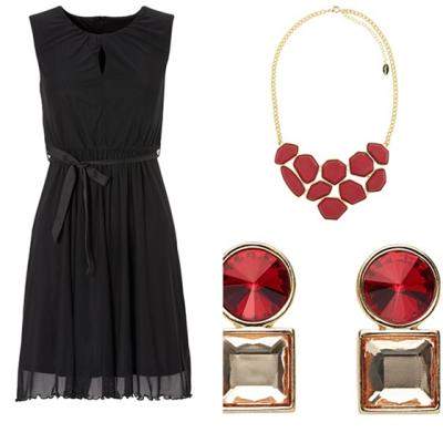 Transforma rochia neagra intr-o tinuta glam de Revelion!