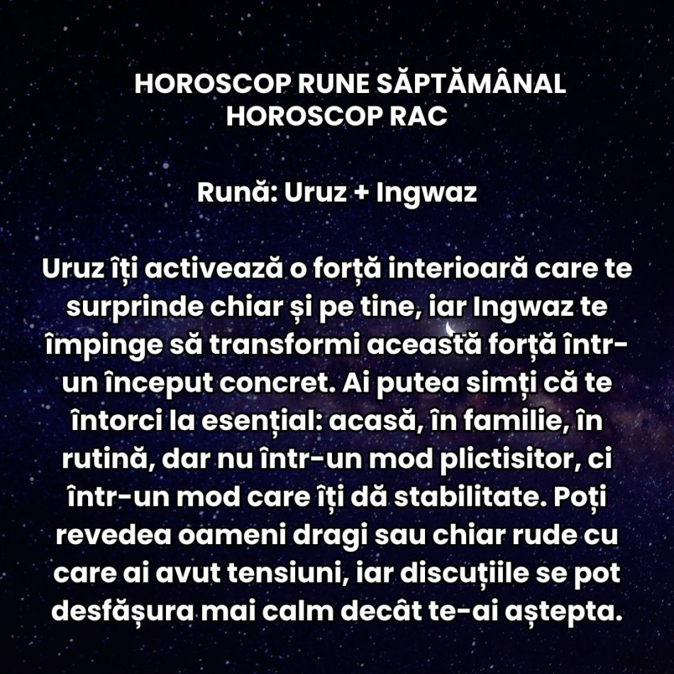 Horoscop Rune săptămâna 22-28 decembrie 2025: Emoțiile nespuse și haosul comunicațional ne testează răbdarea la final de an