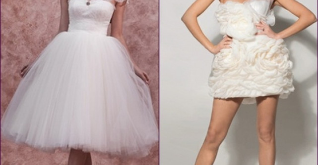 Rochii de mireasa scurte