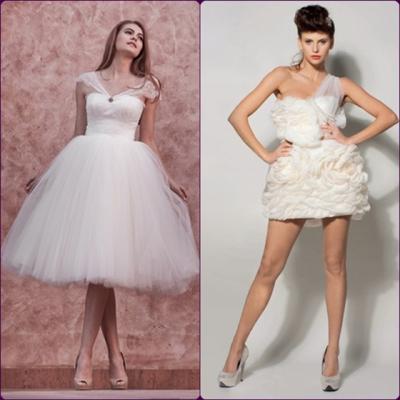 Rochii de mireasa scurte