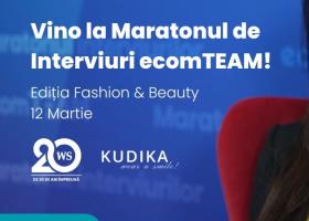 Maratonul Interviurilor din Fashion & Beauty: spune-ne povestea brandului tău la ecomTEAM pe 12 martie