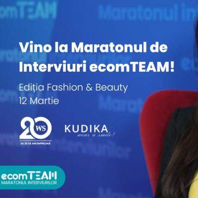 Maratonul Interviurilor din Fashion & Beauty: spune-ne povestea brandului tău la ecomTEAM pe 12 martie
