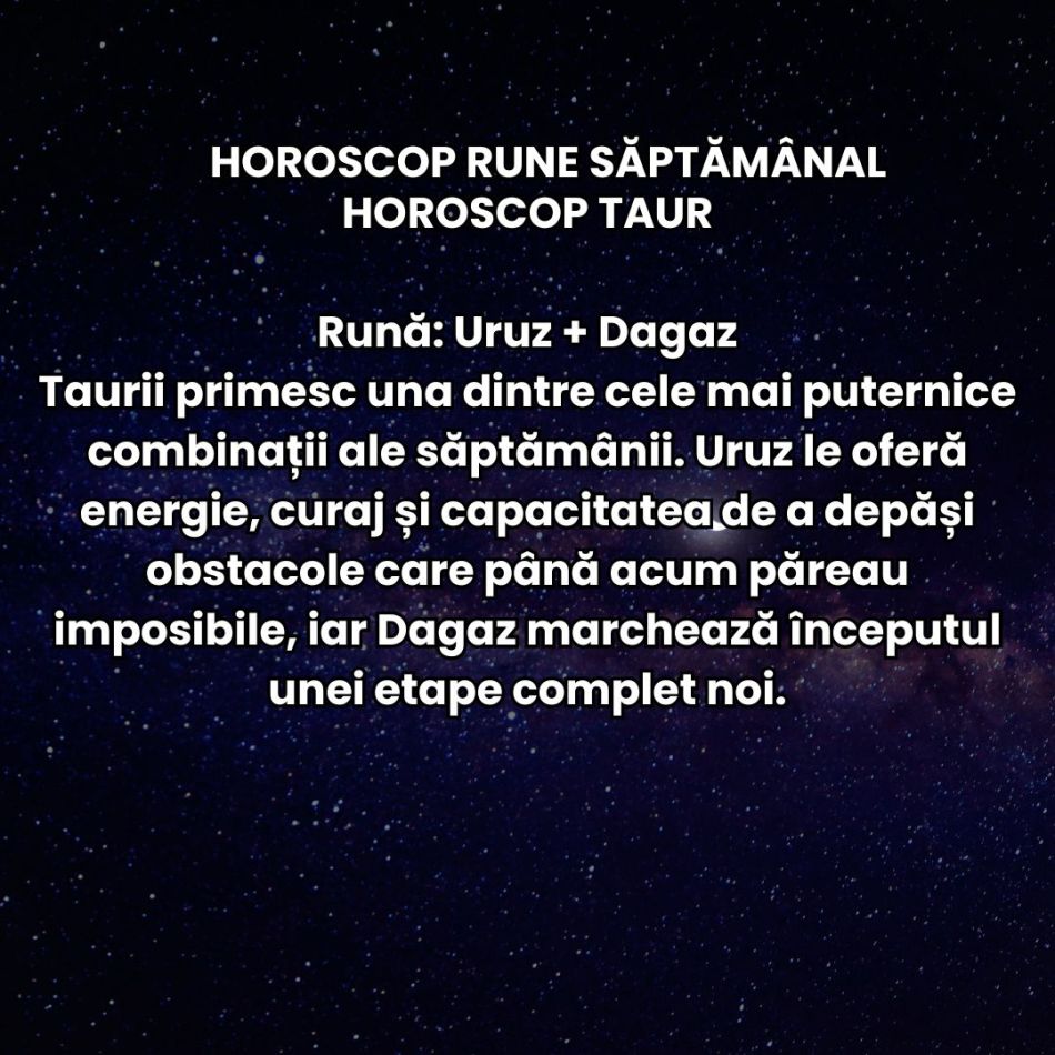 Horoscop Rune săptămâna 20-26 iulie 2026: Momentul de cotitură de la mijlocul verii a sosit! Ușile neașteptate se deschid!