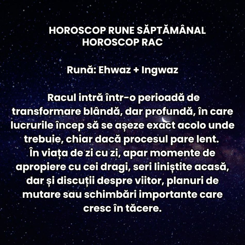 Horoscop Rune săptămâna 13-19 aprilie 2026: Nu mai putem sta pe loc! Ieșim din rutină și vrem să ne trăim viața