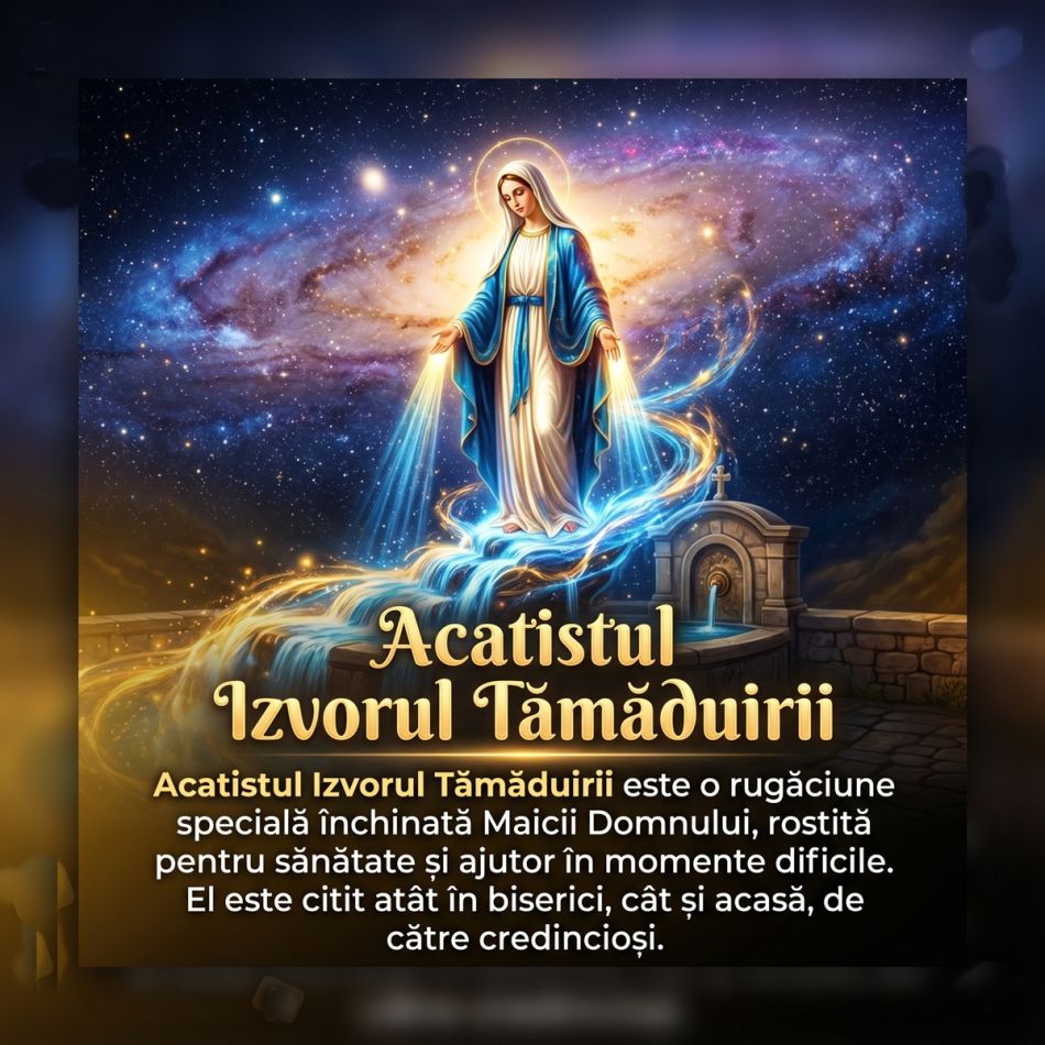 Rugăciunea VINDECĂTOARE pe care e bine să o spui de Izvorul Tămăduirii: Maica Domnului vindecă și șterge lacrimi în această zi