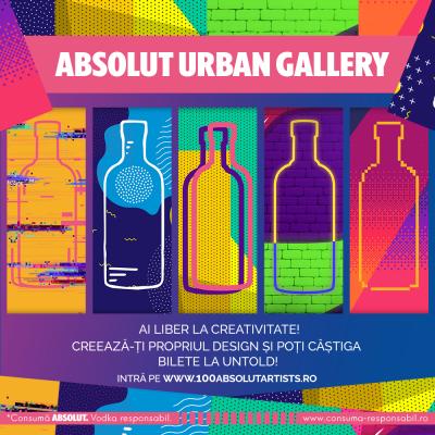 ABSOLUT Urban Gallery - galeria de artă digitală în care artistul ești tu