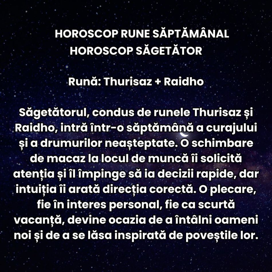 Horoscop Rune săptămâna 8-14 septembrie 2025: Suntem împinși să mergem spre transformare cu planuri precise și curiozitate
