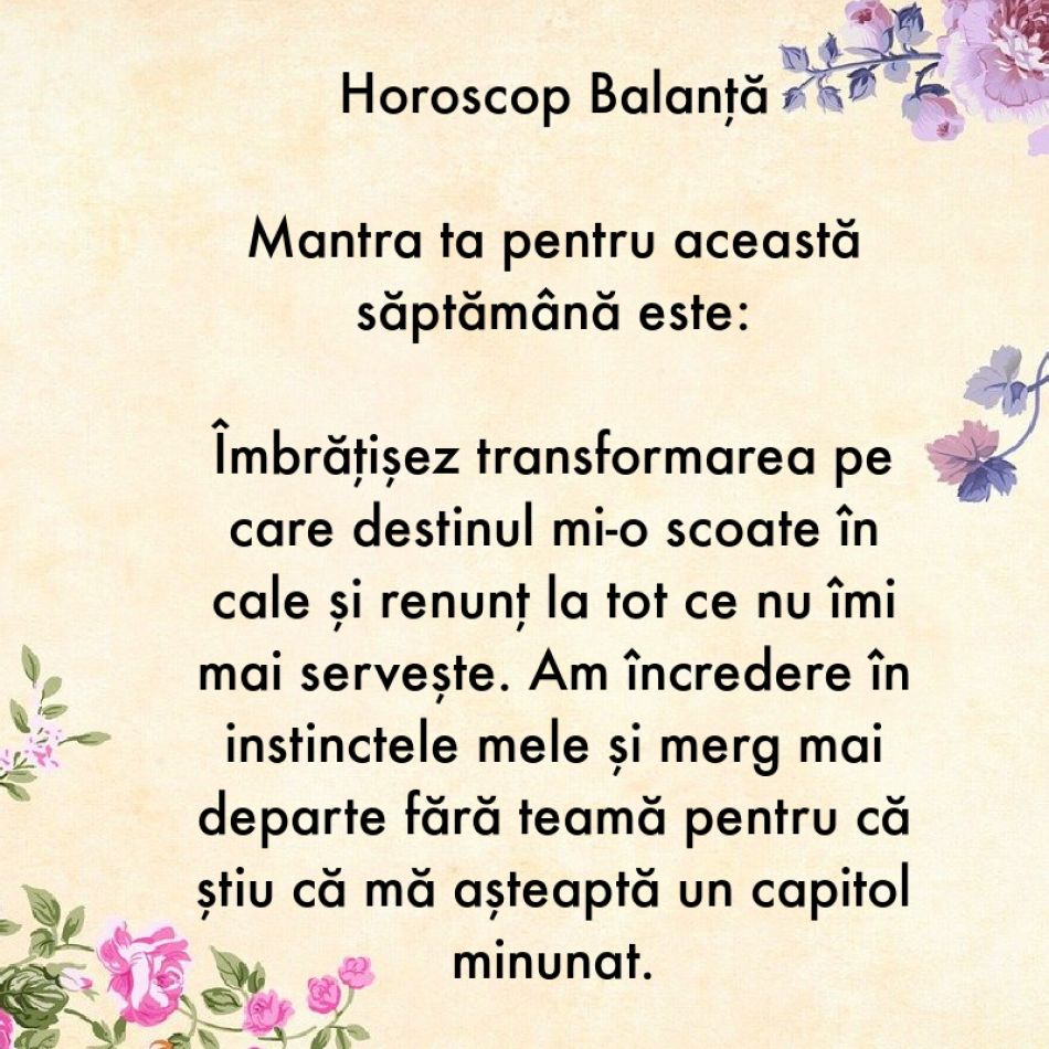 Horoscop pentru suflet: Mantra zodiei tale pentru săptămâna 3-9 iulie