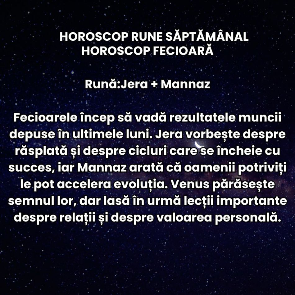 Horoscop Rune săptămâna 3-9 august 2026: Conflictele mocnite pot izbucni din senin! Orgolilul este provocarea majoră a perioadei