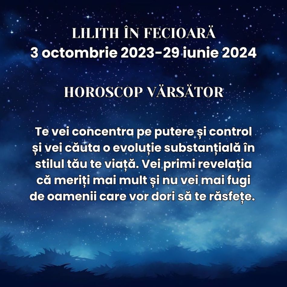 Lilith, Luna Neagră, se mută în Fecioară până în Iunie 2024: Devenim metodici în alungarea traumelor, fricilor și decepțiilor