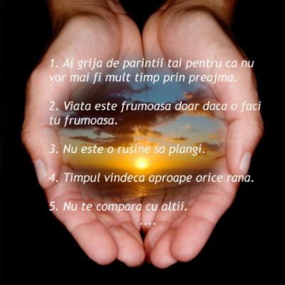 30 de Reguli de urmat in viata