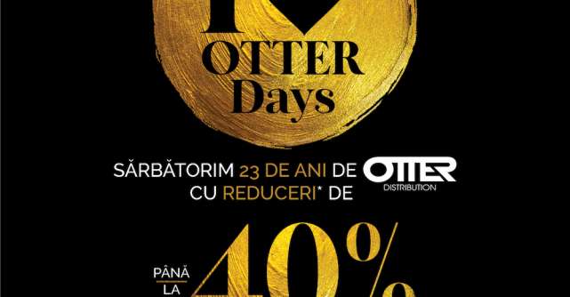 La aniversarea de 23 de ani, Otter sărbătorește cu 40% reduceri în cadrul Otter Days